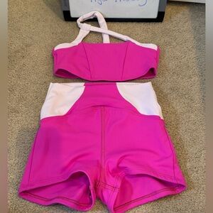 CXL TIGER FRIDAY Vibrant Pink and White Kids Dance set skipper